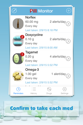 Pill Monitor: Drug Minder - náhled