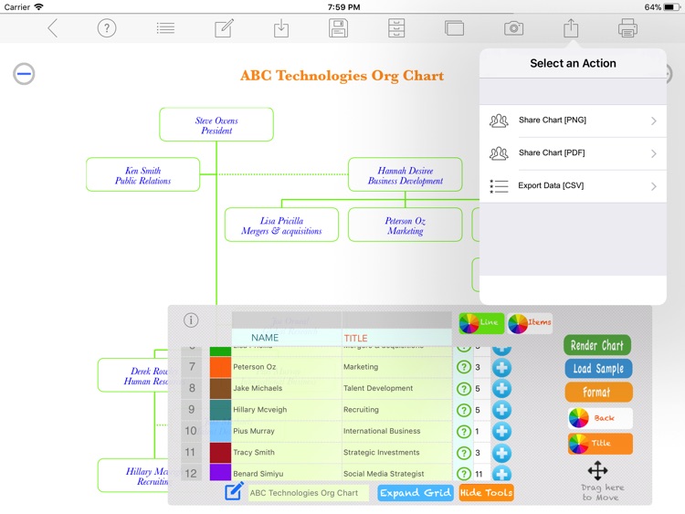 Org chart. Вязание Chart maker от Jacquie.