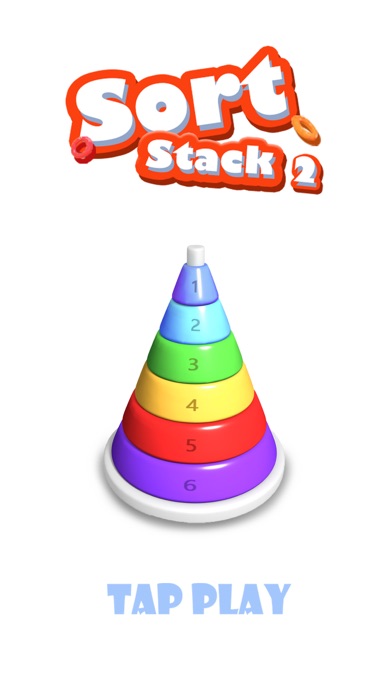 Hoop Stack 3D: Fill Ring Stickのおすすめ画像1