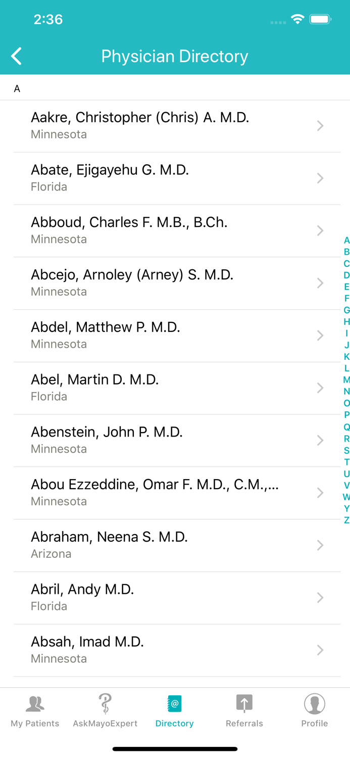 Medical Professionals