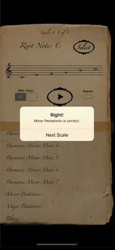 Captura 4 Scales & Modes: The Quiz iphone