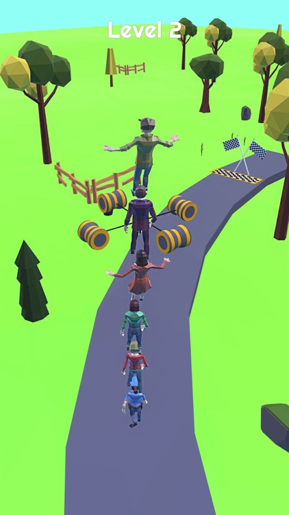 Stacking Human Run - Tower 3D