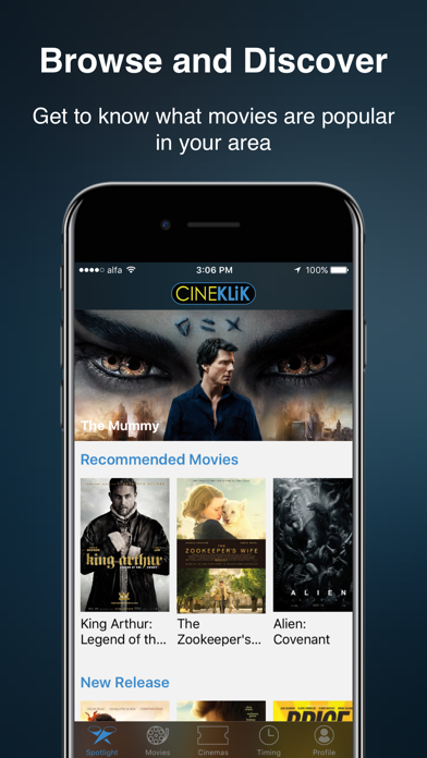 How to cancel & delete CineKlik - Cinemas Middle East from iphone & ipad 1