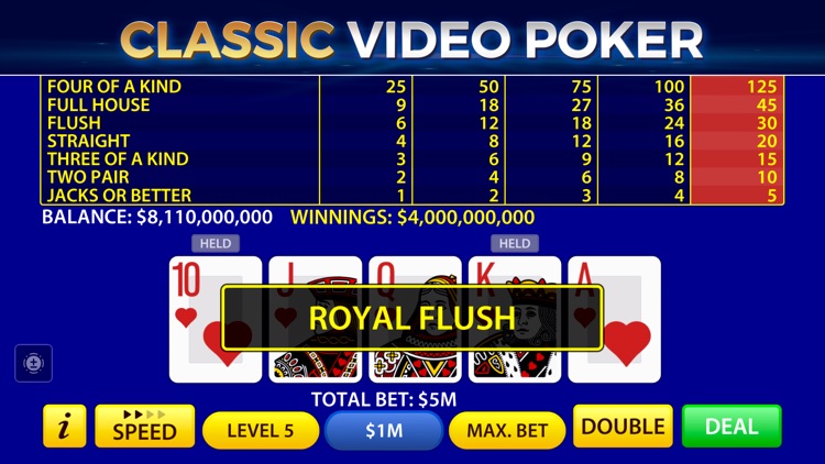 Video Poker by Pokerist