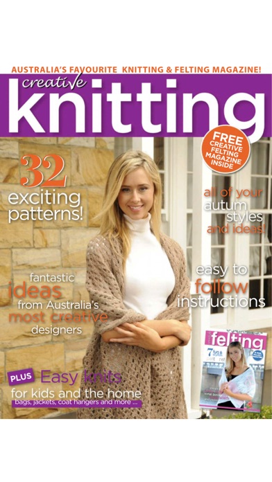 How to cancel & delete Creative Knitting Australia from iphone & ipad 1