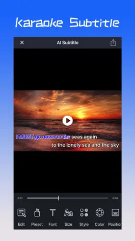 Game screenshot AI Subtitle - Video subtitles apk