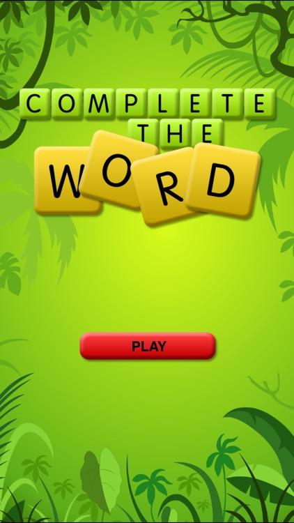 Complete The Word - Kids Games