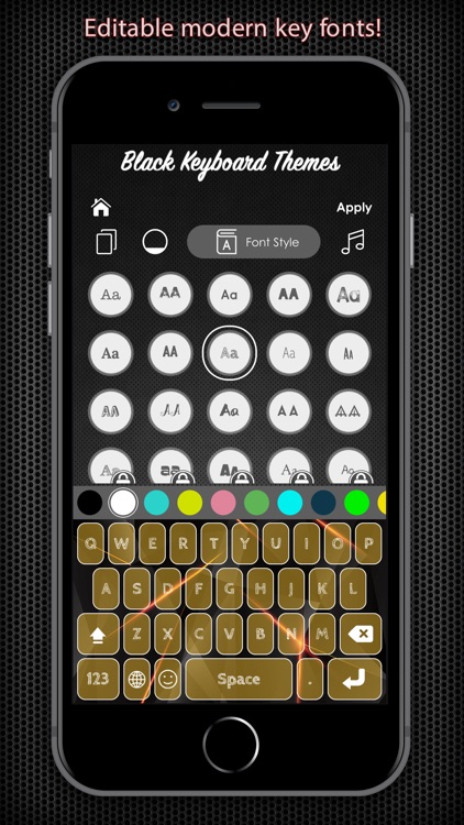 Black Keyboard & Key Themes