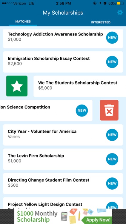 Fastweb College Scholarships screenshot-4