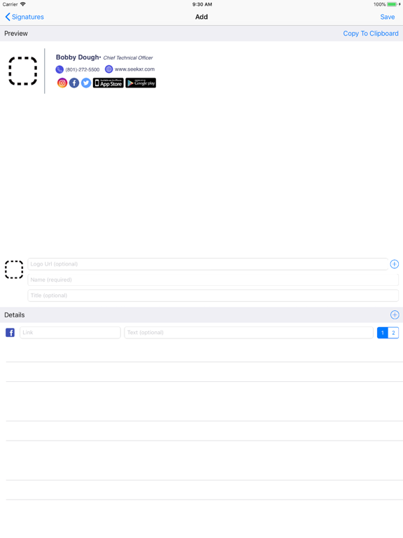 Email Signature Pro screenshot 2