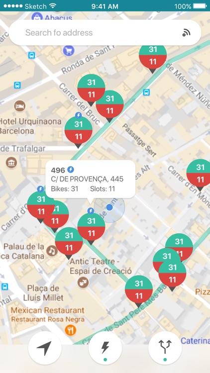 CityBiker Stations & Bikelanes