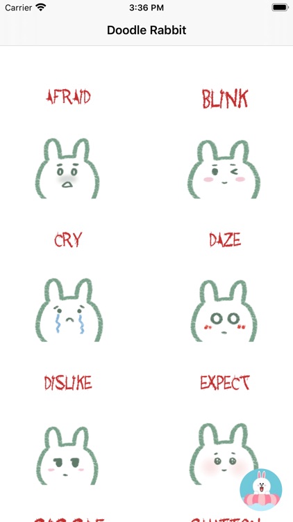 DoodleRabbit Emoticons