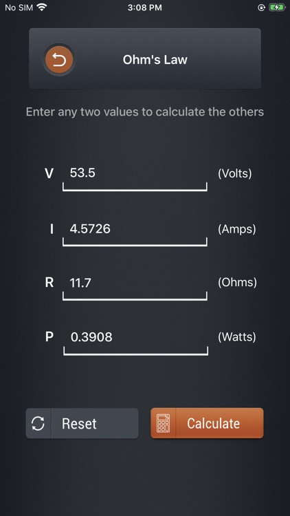 Electrical Calculator 2020 screenshot-4