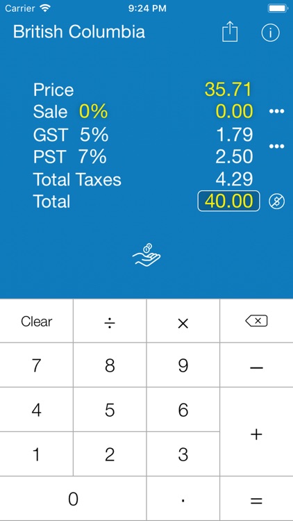 Sales Tax CANADA Calculation by monkeyLabs Inc.