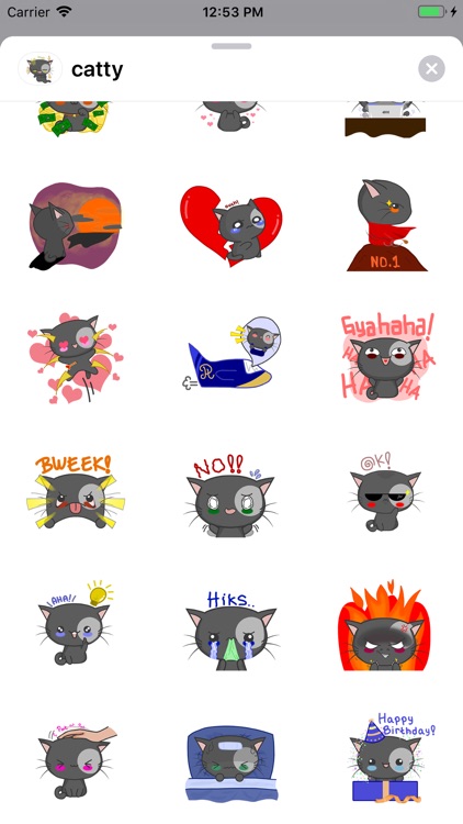 Catty  - Cute Cat Stickers