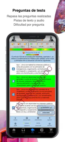 Screenshot 3 Tests La Constitución Hablada iphone