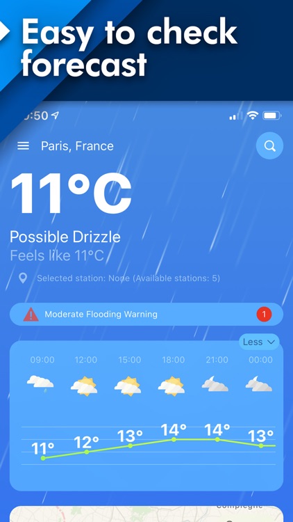 Widget Weather app