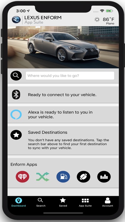 Lexus Enform App Suite