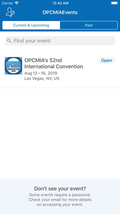 OPCMIA Events