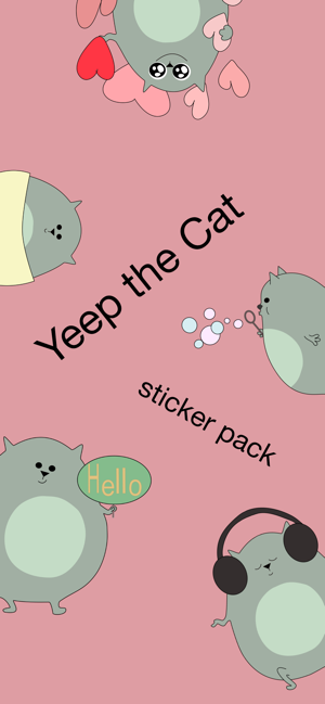 Yeep the Cat Stickers Pack