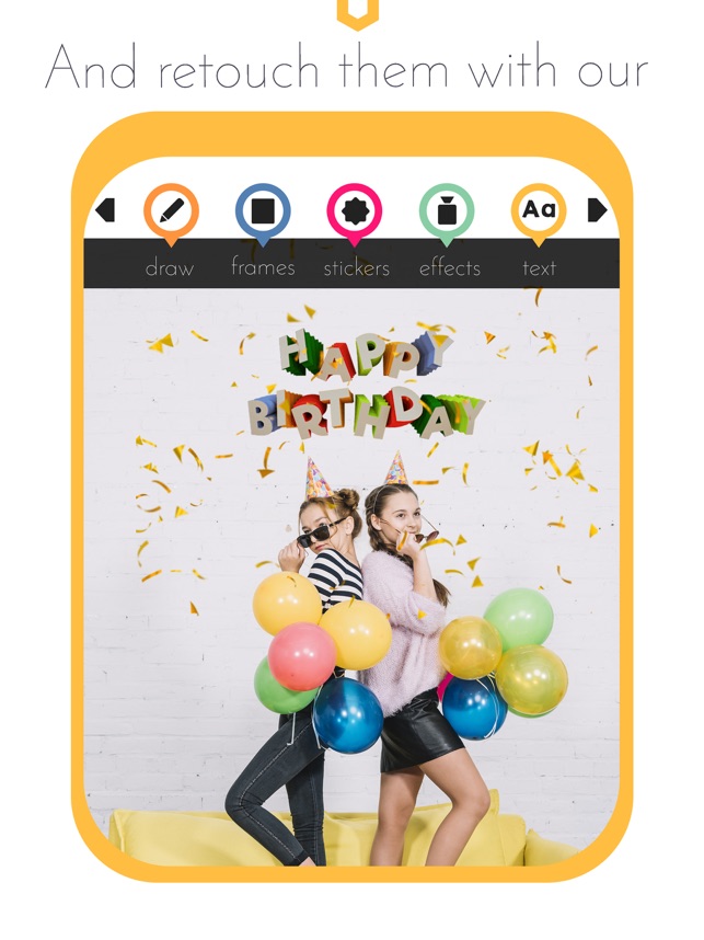 Joyeux Anniversaire Video Make Dans L App Store