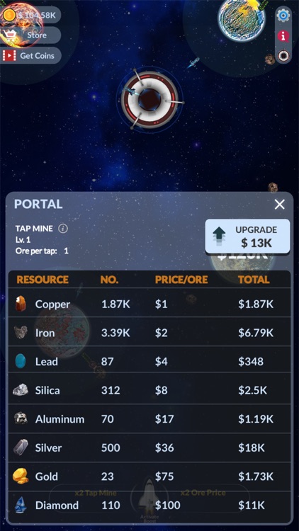 Idle Galactic Miner