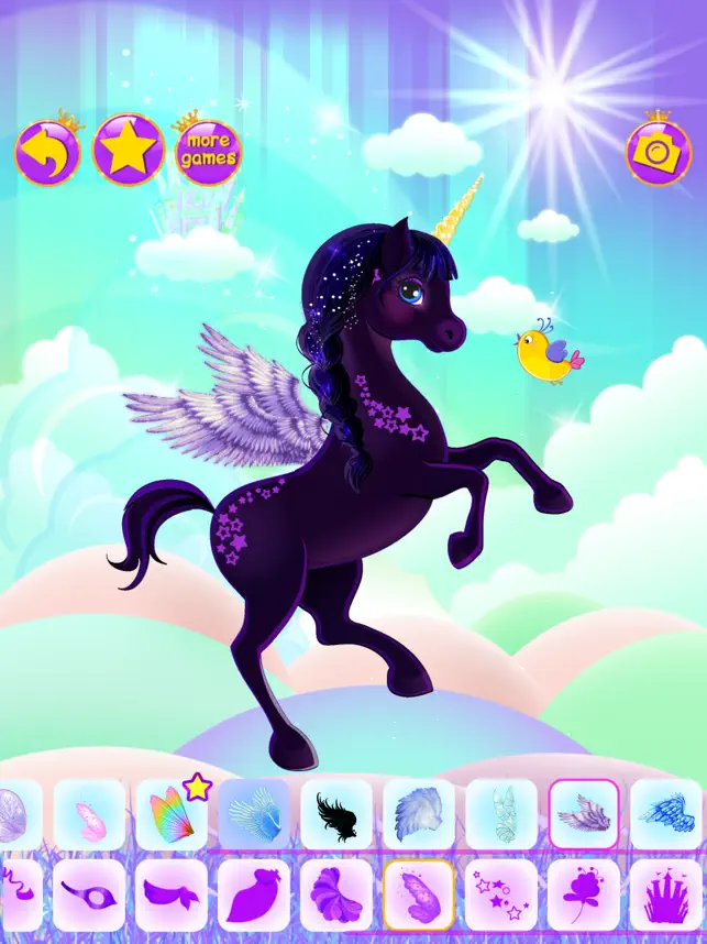 Imágen 3 Juego de Vestir Unicornios iphone