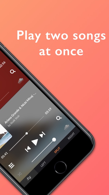 SplitCloud Double Music Player