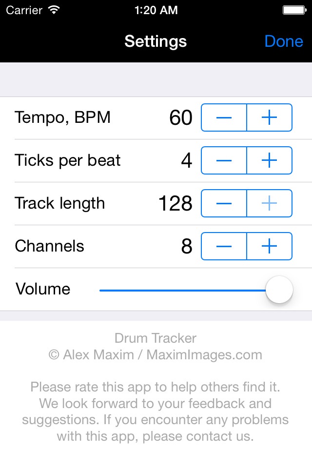 Drum Tracker screenshot 4