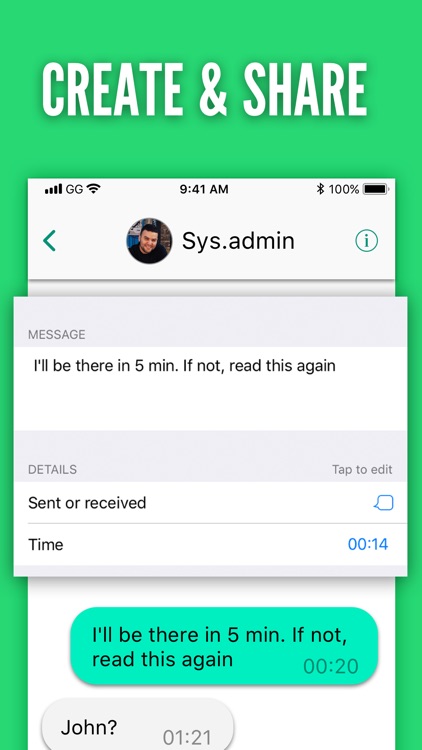 Fake Text Message