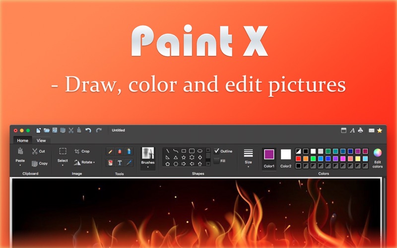 Paint X review screenshots