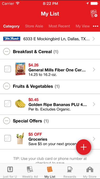 Tom Thumb Deals & Rewards