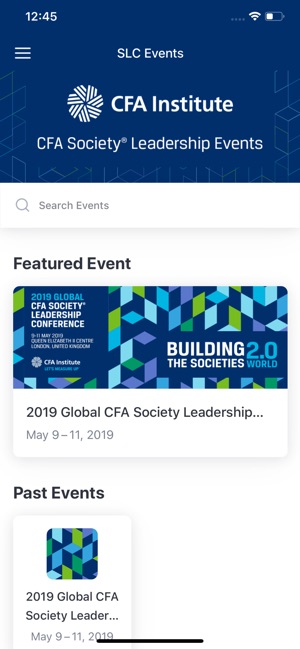 CFA Society Leadership Events