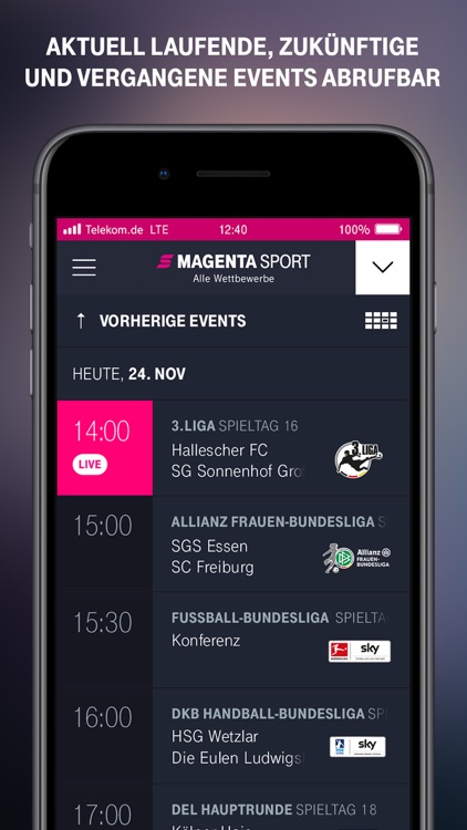 MagentaSport – DEL, BBL live screenshot-4