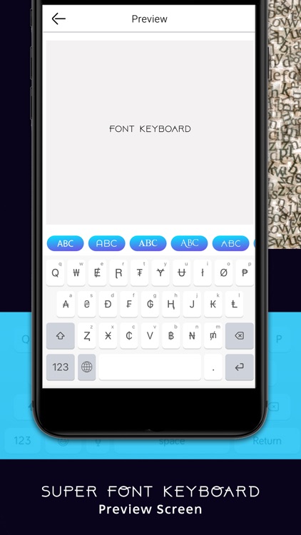 Fancy Font Keyboard