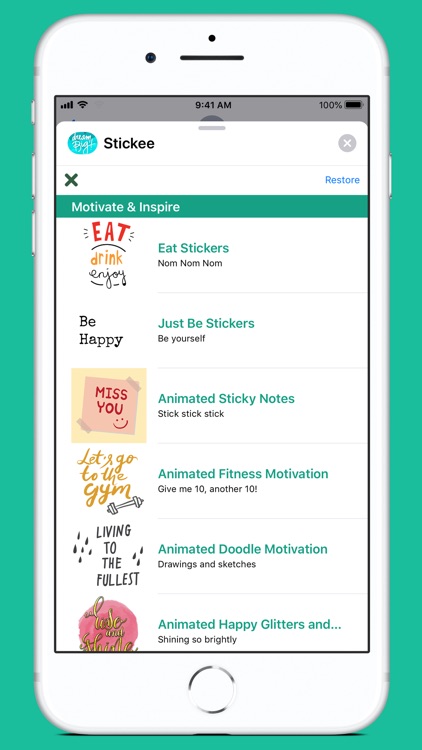 Stickee Stickers for iMessage screenshot-7