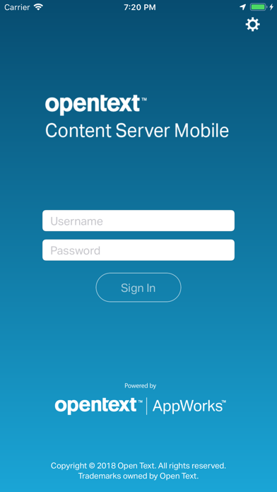 How to cancel & delete OpenText Content Server Mobile from iphone & ipad 1