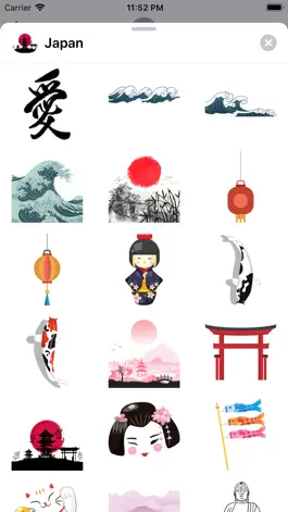 Game screenshot Amazing Japan Stickers mod apk