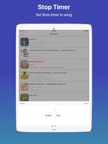 Stop and Timer Music Player - náhled