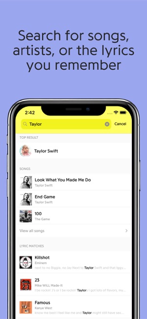 Genius Song Lyrics More On The App Store