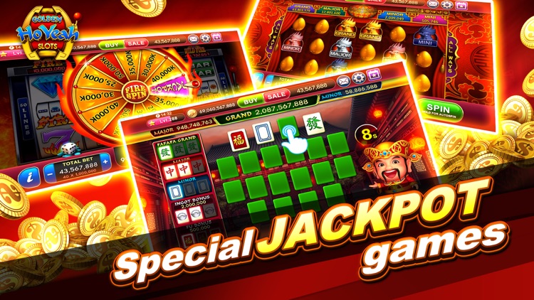 Slots GoldenHoYeah-Casino Slot screenshot-3