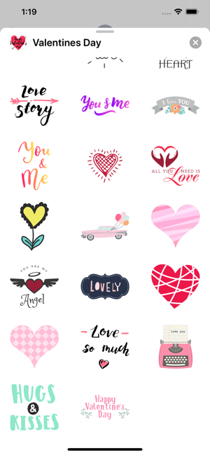 Valentines Day Stickies Emojis(圖2)-速報App