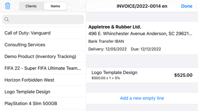 Native Invoice screenshot 4