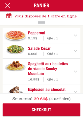 Boston Pizza screenshot 4