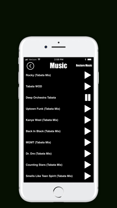 Tabata Songs screenshot1