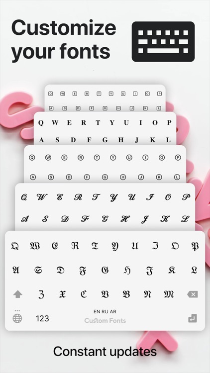 Fonts + Keyboard fonts & Emoji screenshot-0