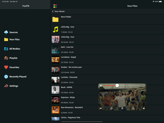 FoxFM - Offline Video Player screenshot 2