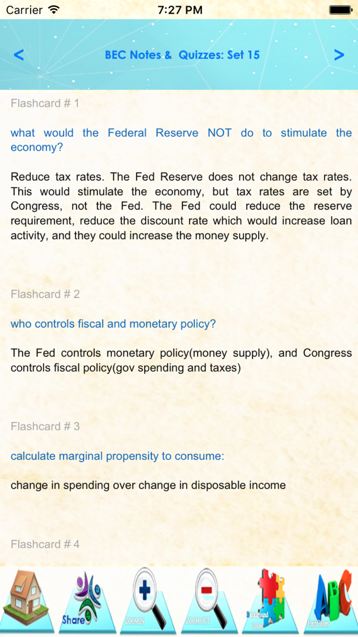 CPA Business Env. Concepts BEC