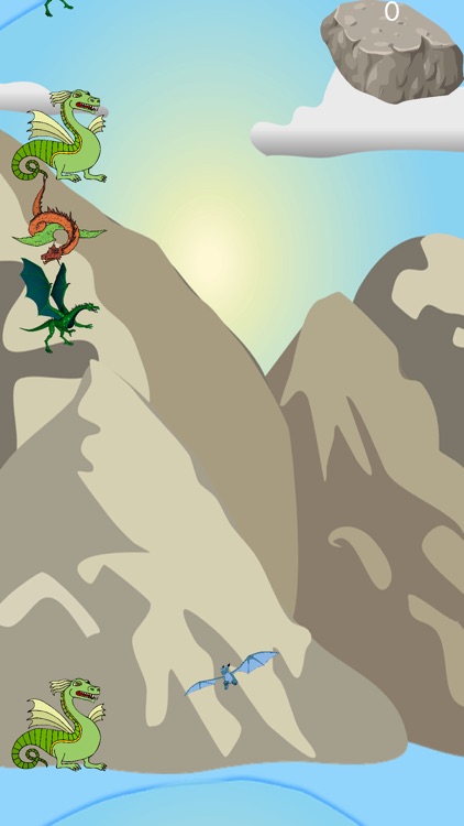 Dragon flight: Mountains