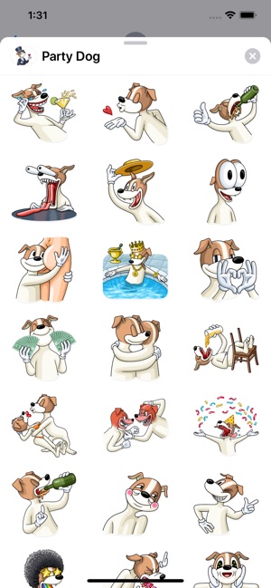 Party Dog Sticker Pack(圖1)-速報App